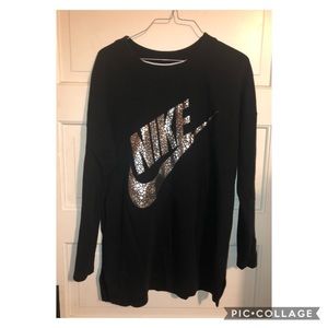 NIKE tunic length sweatshirt size Medium